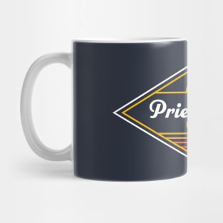 Priest Lake Idaho Priest Lake Camping Retro Sunset Mug